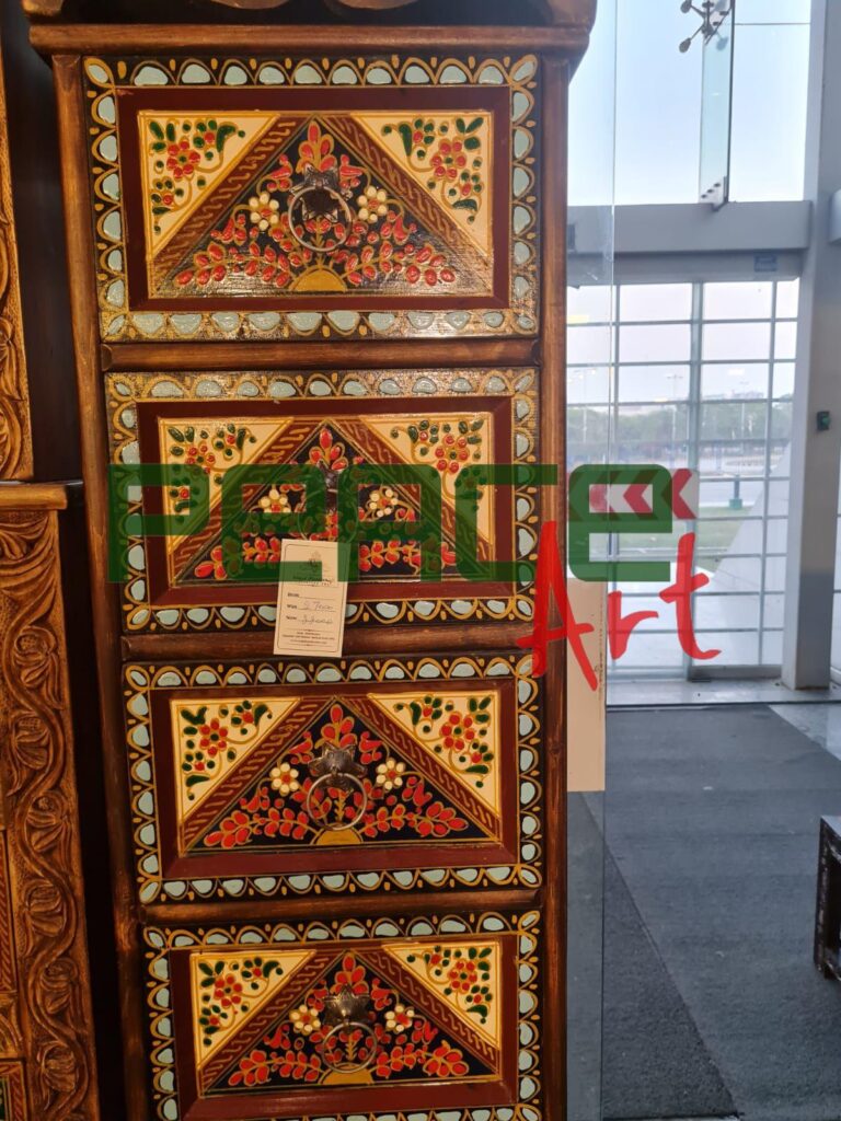 WoodenColorfullCabinet (19 inches wid, 21 height  inches)